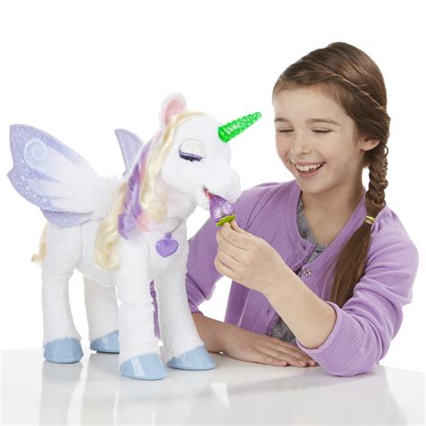 Amazon Com FurReal Friends StarLily My Magical Unicorn Toys Games