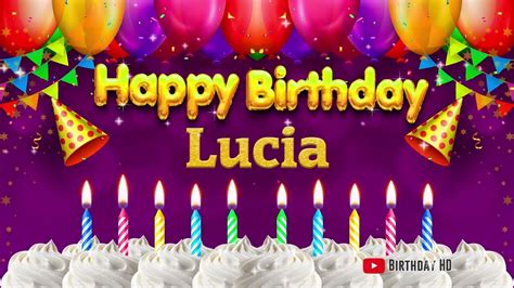 Total 34 Imagem Happy Birthday Lucia Vn