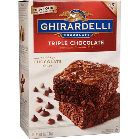 Brownie Mix Ghirardelli Triple Chocolate