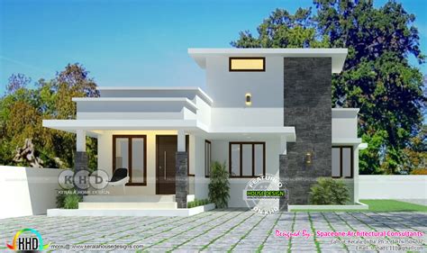 Low Cost Single Storied 2 Bhk Home Kerala Home Design And Floor Plans