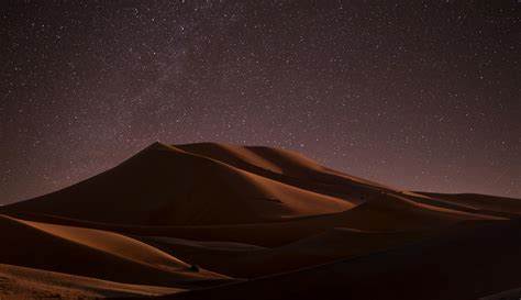 Desert During Nighttime · Free Stock Photo