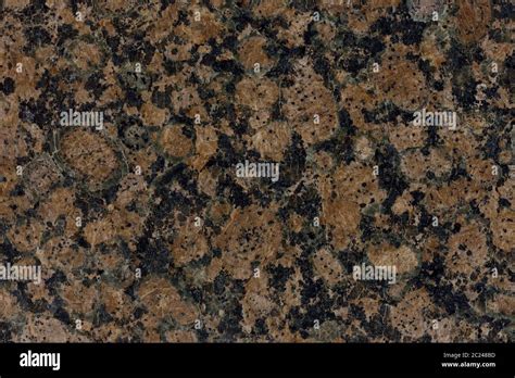 Real Natural Pattern Of Granite Brown Color Polished Slice Mineral