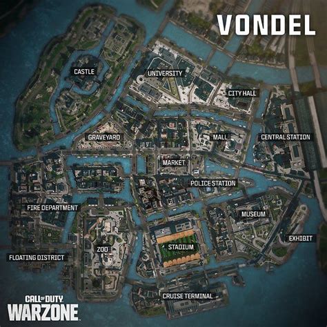 Call Of Duty Warzone 2s Vondel Map All Points Of Interests Revealed