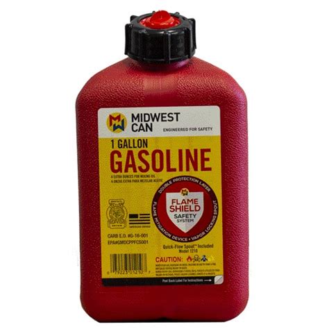 1 Gallon Gas Can Midwest Can Company