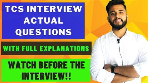 TCS INTERVIEW ACTUAL QUESTIONS FREE RESOURCES FOR TCS INTERVIEW YouTube
