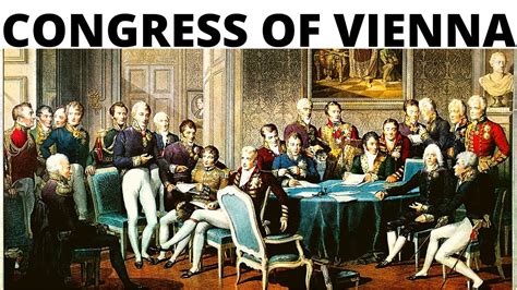 Congress Of Vienna वियना की कांग्रेस World History For Upscpcs