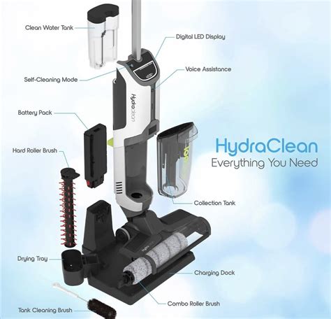 Ionvac Hydraclean Cordless All In One Wetdry Hardwood Floor And Area