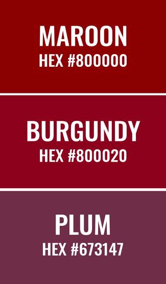 Maroon Vs Burgundy All The Differences Explained In 2022 Shades Of