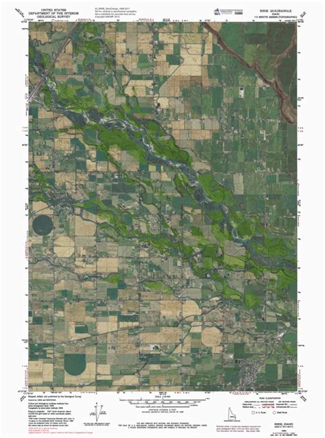 Id Ririe Geochange 1946 2011 Map By Western Michigan University