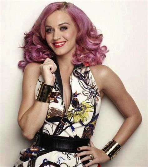 Katy Perry Hot In Pink Hair Icon Magazine