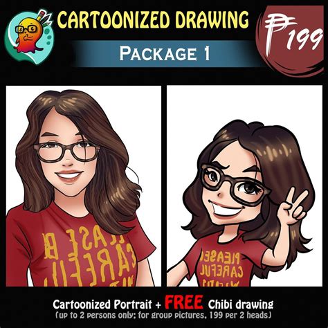 Cartoon Illustrations And Portraits Chibi Drawings Cartoon