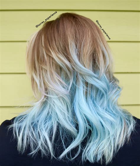 Pastel Blue Hair Frozen Hair Cabello De Color Pastel