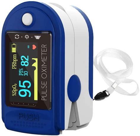 Artnaturals Finger Pulse Oximeter Blood Oxygen Saturation Monitor For