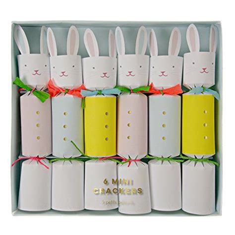 Christmas crackers have been a uk holiday staple for well over a century. Meri Meri Easter Bunny Crackers - Set of 6 Mini Crackers Meri Meri | Party crackers, Easter ...