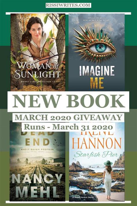 New Book March 2020 Giveaway Romance Fantasy And More Culture