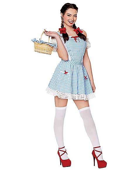 Womens Secret Wishes Sparkle The Wizard Of Oz Dorothy Costume
