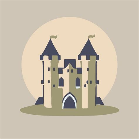 Premium Vector Castle Vector Illustration