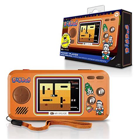 My Arcade Pocket Player Handheld Game Console 3 Built In Games Pac
