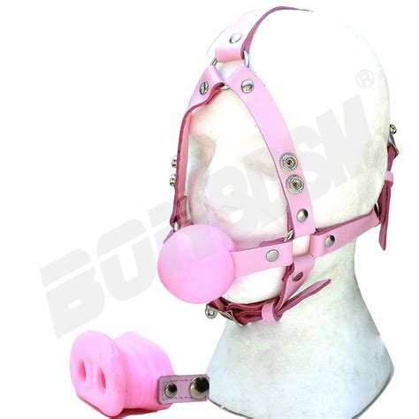 BDSM Pig Ball Gag Harness Quality Leather Non Toxic Etsy UK