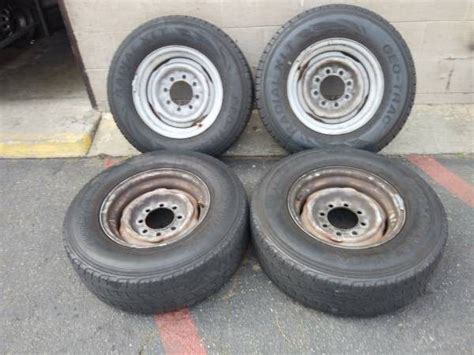 Dodge Chevy Ford 8 Lug 16 Inch Steelies With Tires For Sale In