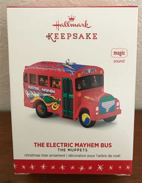 Hallmark Keepsake 2016 The Electric Mayhem Bus Muppets Ornament Nib