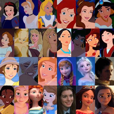 In Disney Beauty Never Ends My Favorite Disney Female Characters Disney Collage Disney