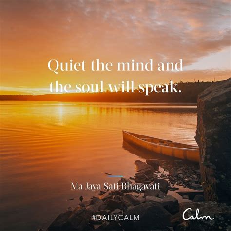 Calm On Instagram What Is It Saying Dailycalm Quiet Quotes Calm