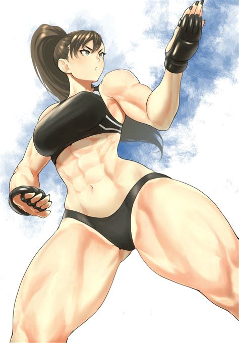 Chun Li Capcom Street Fighter Absurdres Highres 1girl Muscular
