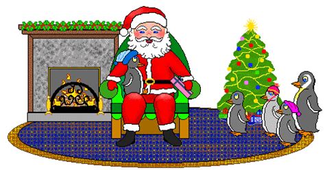 Santa Sitting On Fireplace Clipart Clip Art Library
