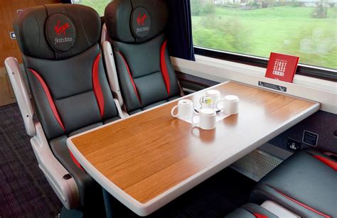 The seating areas are spacious enough for a traveling companion or colleague to join you. Our look at Virgin First Class train travel in the UK - this is the high speed rail experience ...
