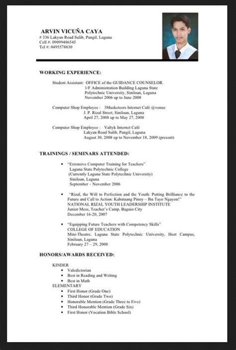 Resume samples for factory workers. Resume Sample For Fresh Graduate | Mastah Resume