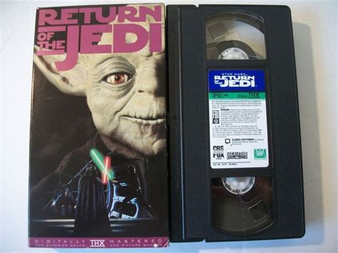 The Star Wars Return Of The Jedi Vhs Is In Its Original Packaging And