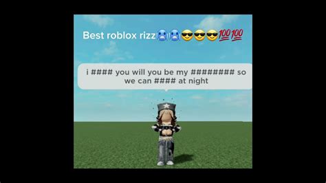 Best Roblox Rizz🥶🥶😎😎😎💯💯 Youtube