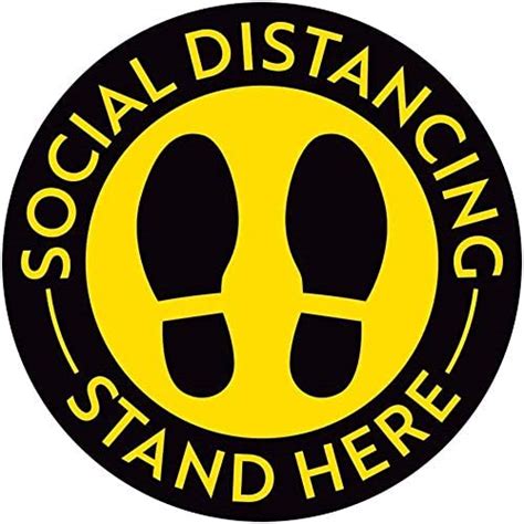 Social Distancing Floor Decals Social Distance Floor