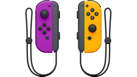 Joy Con L R Neon Purple Neon Orange Nintendo Official Site