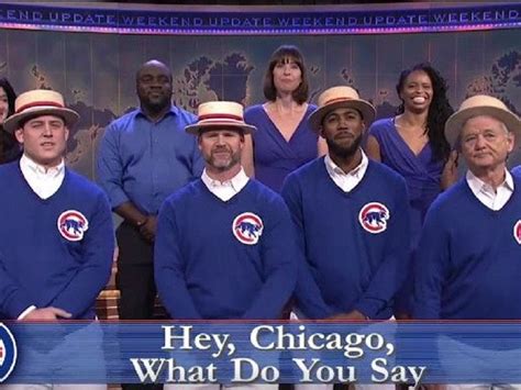 Watch Cubs And Bill Murray Sing Go Cubs Go On Saturday Night Live Chicago Il Patch