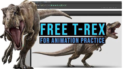 Free Detailed T Rex 3d Model Youtube