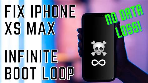 Fix Iphone Xs Max Stuck On Flashing Apple Logo In An Infinite Bootloop