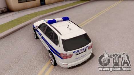 • 2001 bmw e39 tourer, self leveling suspension and bag, fuses. BMW X5 Croatian Police Car белый for GTA San Andreas