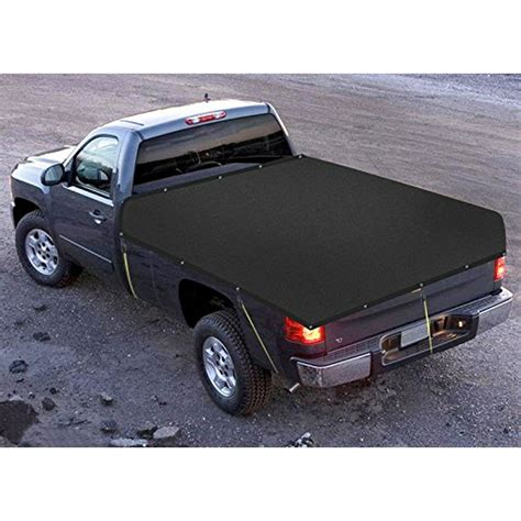 Shatex Shade Mesh Tarp Truck Cover With 4 Bungee Cords For Pick Up