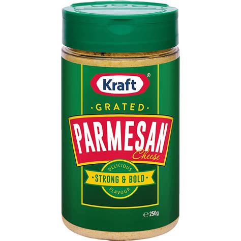Kraft Grated Parmesan Cheese Cannister 250g Woolworths