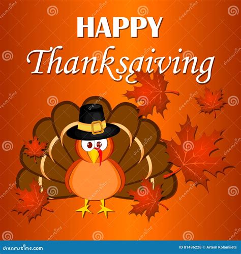 Happy Thanksgiving Turkey Cartoon