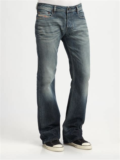 Diesel Zathan Bootcut Jeans In Denim Blue For Men Lyst