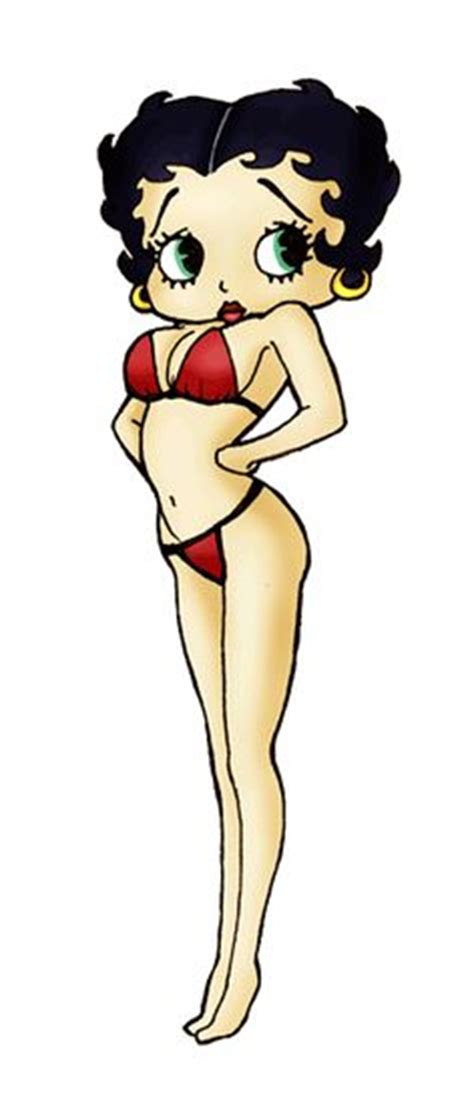 Betty Boop Bikini 1 Cartoon Clip Art Cartoon Drawings Female Cartoon