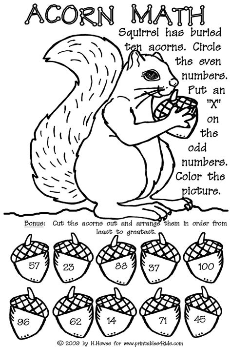 These printables are teacher inspired and introduce educational concepts like historical figures, the solar system, and more. Odd and Even Double Digit Fall Math Worksheet | Math ...