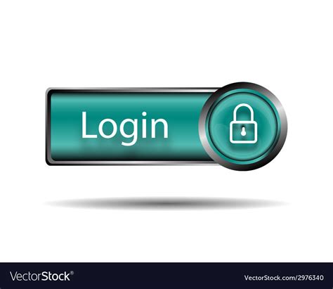 Login Button Sign Royalty Free Vector Image Vectorstock