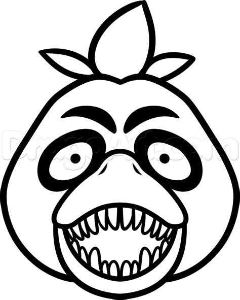 Fnaf Coloring Pages Chica At Free Printable