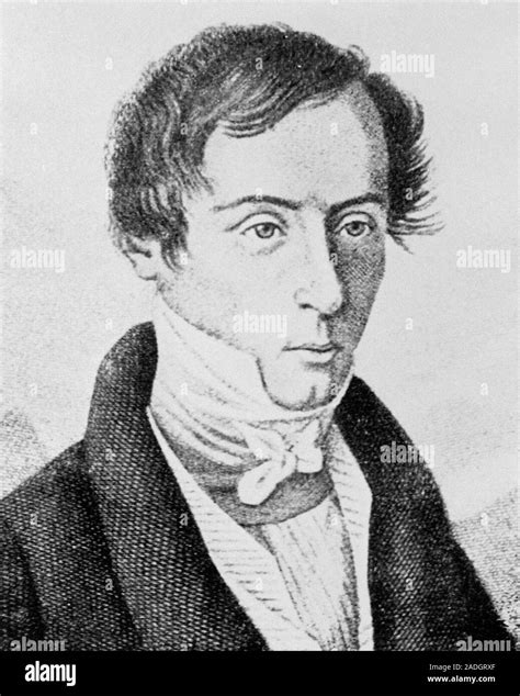 Retrato Del Físico Francés Augustin Jean Fresnel 1788 1827 Fresnel