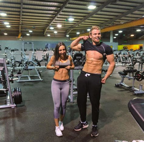 Our Fav Fit Couple Coach James And Girlfriend Client Sarah Beaut Fit Couple Weight Loose