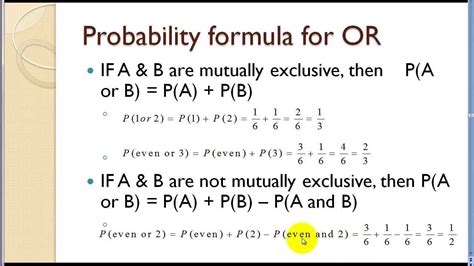 The probability of a one day camping vacation is 1/9. Combinations of Events and Multiple Events Tutorial - YouTube